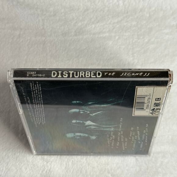 Disturbed The Sickness CD Album 2000 Giant Records Original Release Tested - Picture 3 of 7
